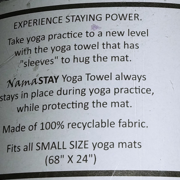 New. Yoga mat towel. Non-slip. - Picture 3 of 3